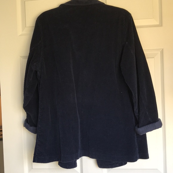 Paris Sport Club vintage navy corduroy double breasted jacket blazer - Picture 4 of 4